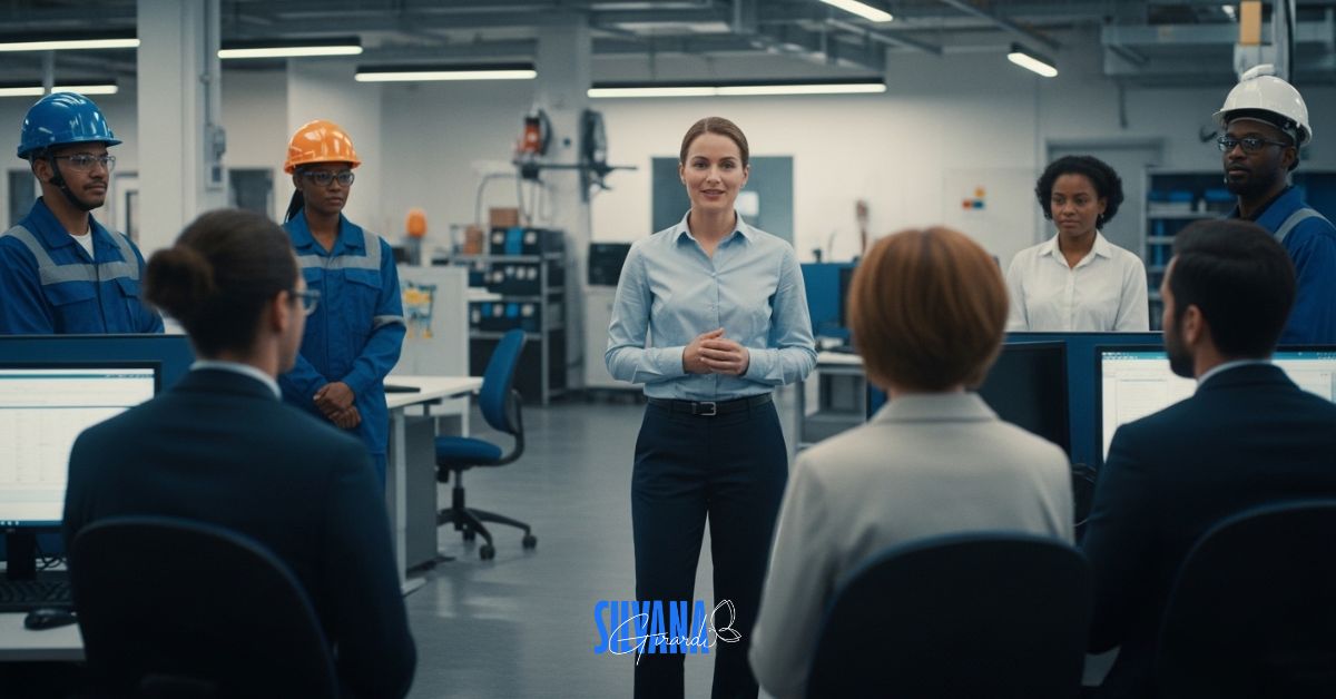 Brigadista de saúde mental na empresa orientando colaboradores sobre segurança psicológica no trabalho