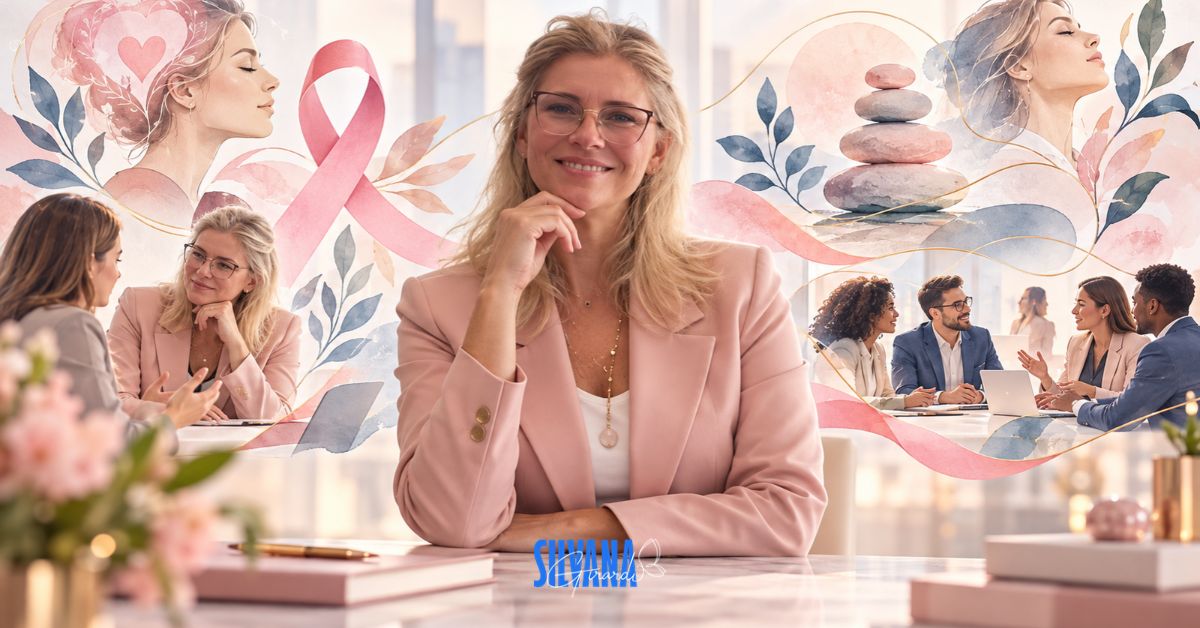 Dra. Silvana Girardi em imagem sobre inteligência emocional aplicada no trabalho, liderança, autocuidado e saúde emocional nas empresas.